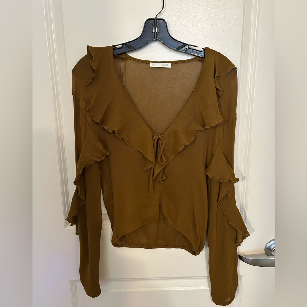 Ruffle blouse